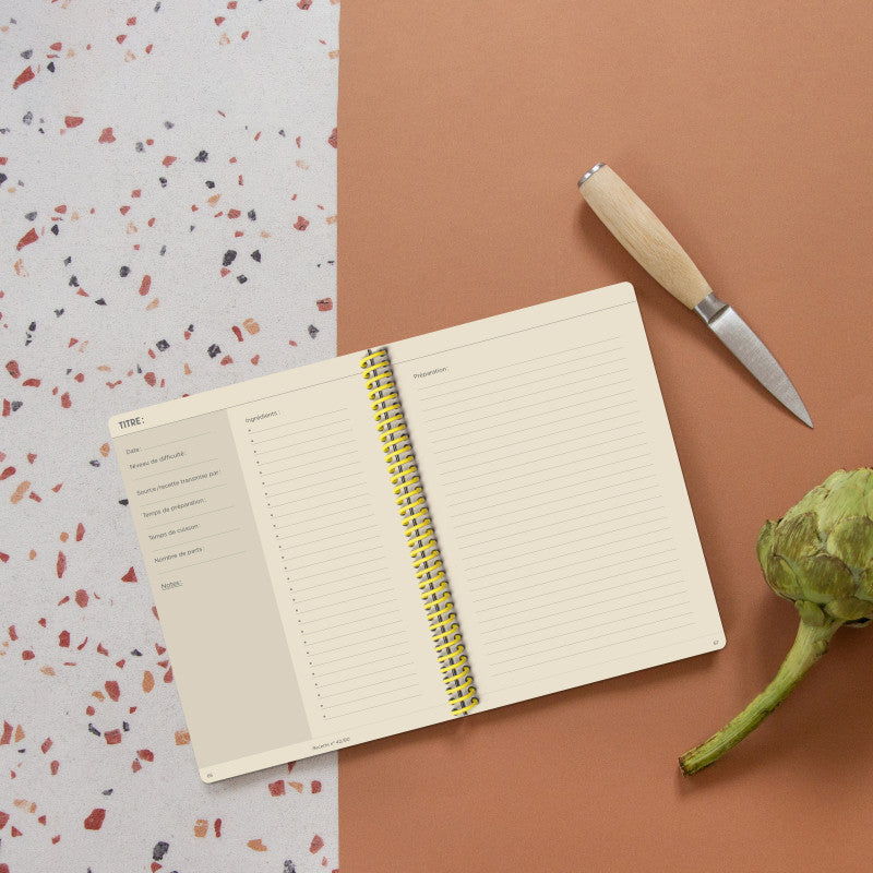 Recipe Book Navy Blue | Papier Tigre