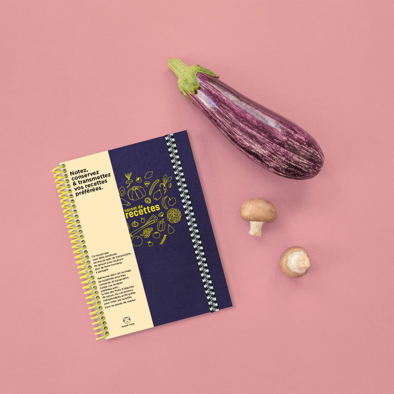 Recipe Book Navy Blue | Papier Tigre