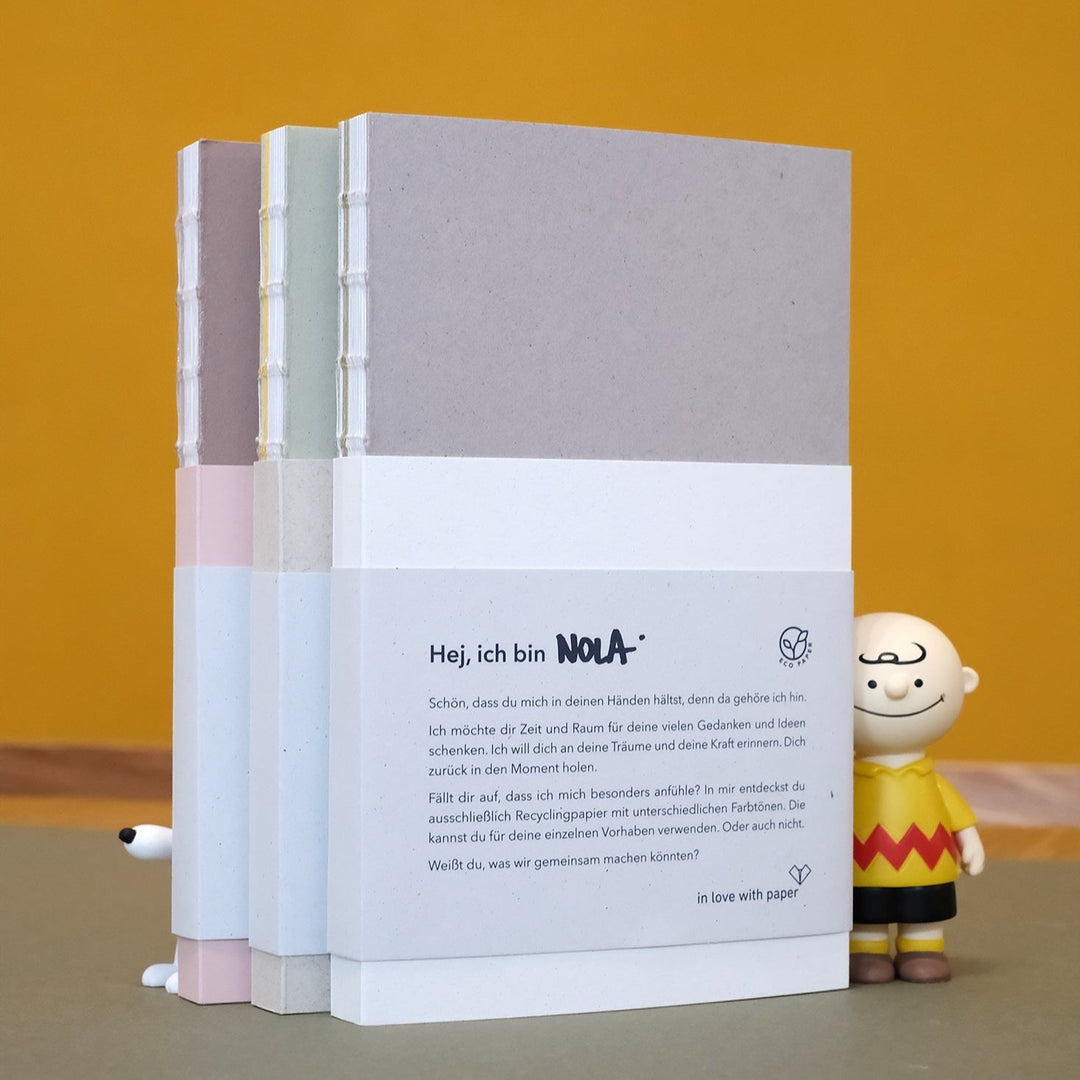 Set of all three "Nola" notebooks by in love with paper