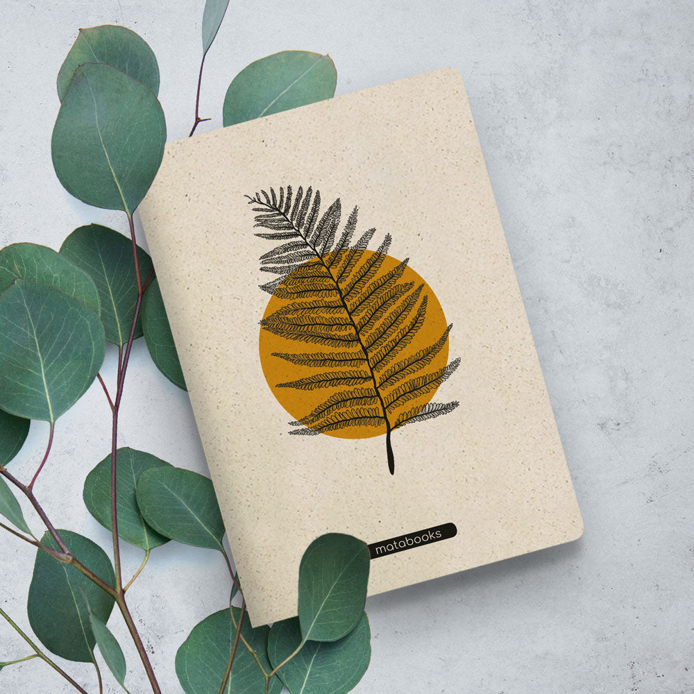 Notebook "Dahara" made from gras paper | Matabooks