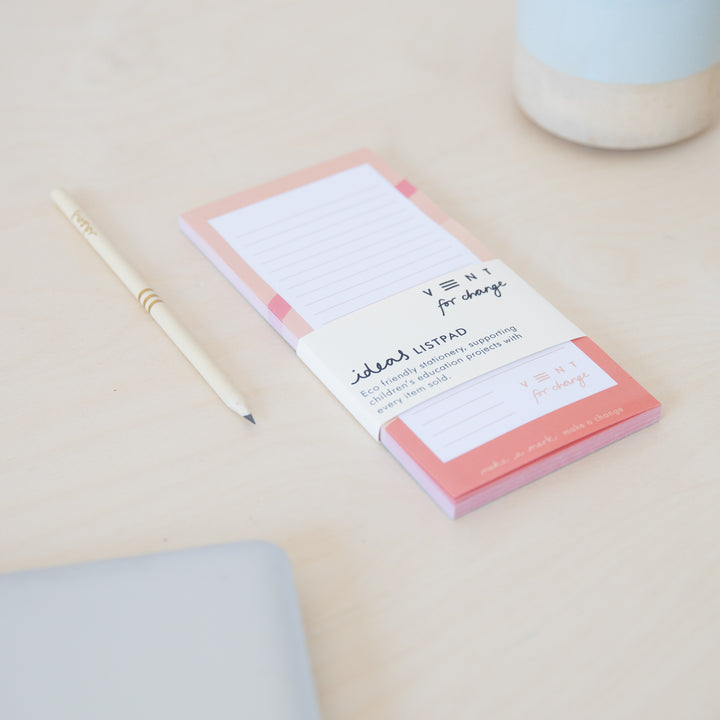 Lined Listpad | vent for change