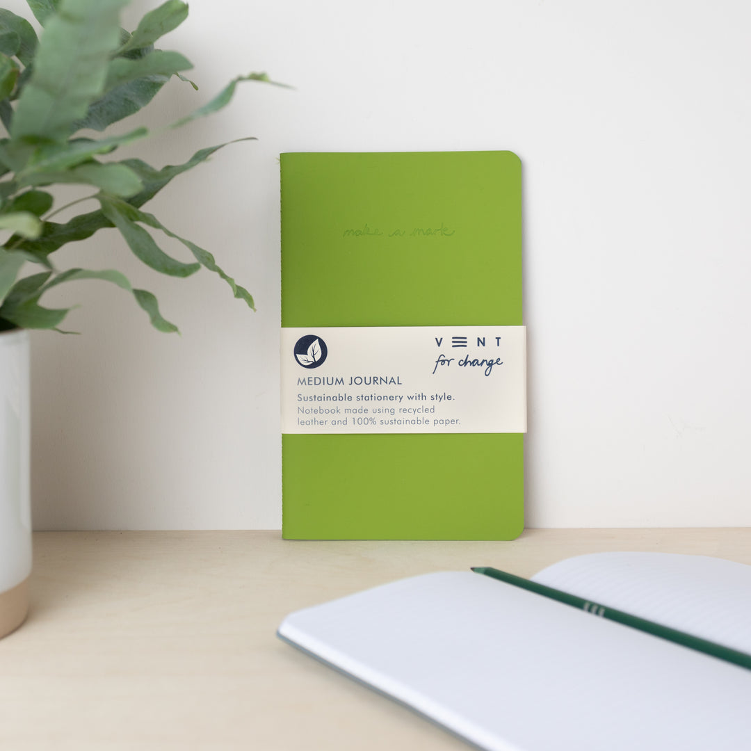 Recycled Leather Notebook | vent for change