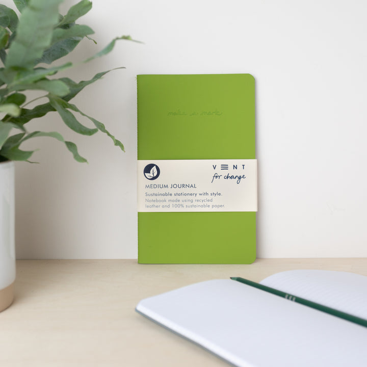 Recycled Leather Notebook | vent for change