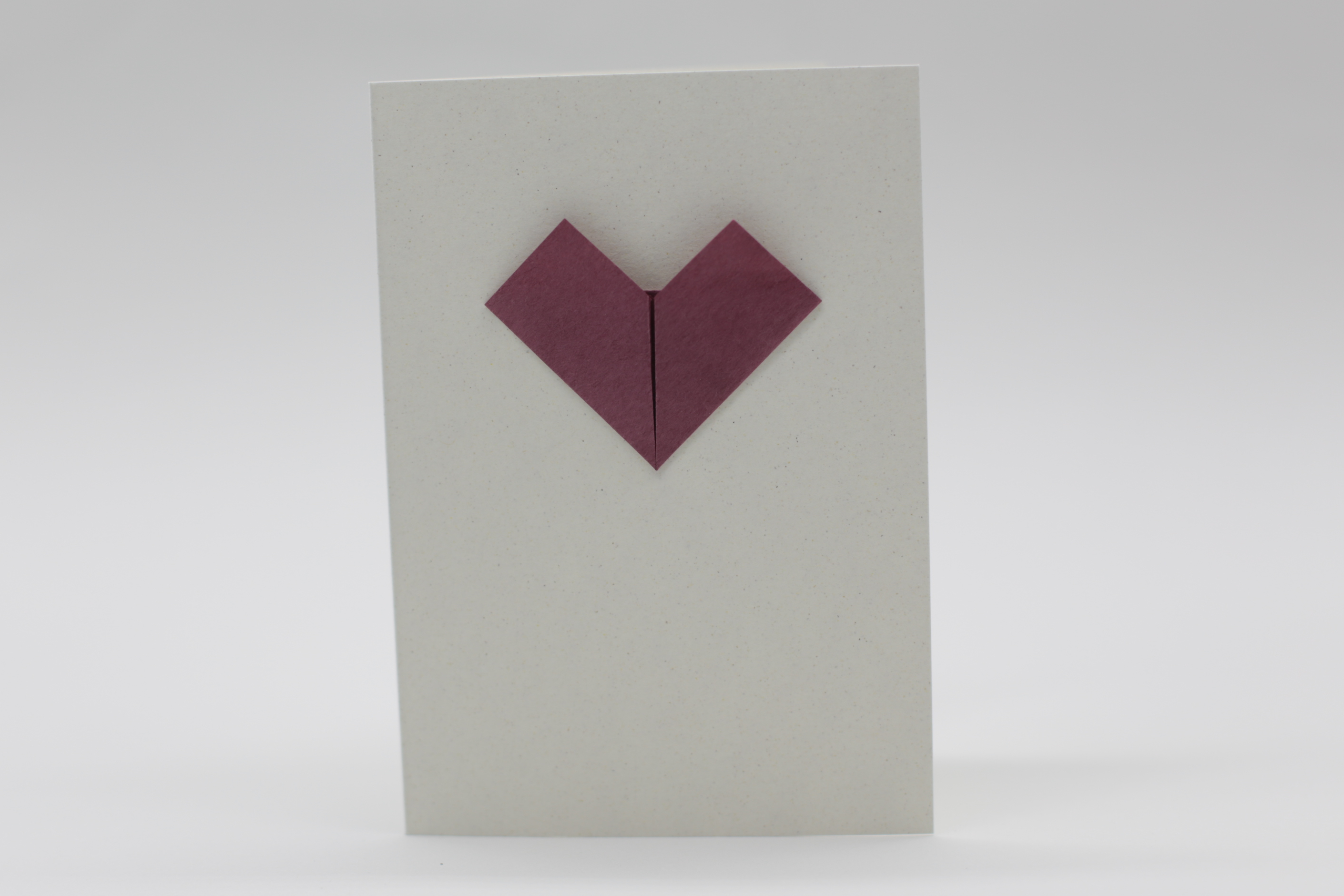 How to fold an origami heart