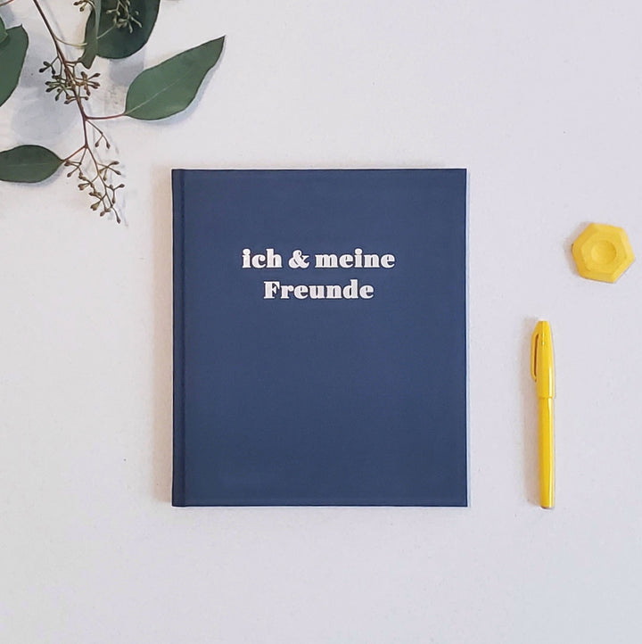 Freundebuch für Erwachsene *ich & meine Freunde* by in love with paper