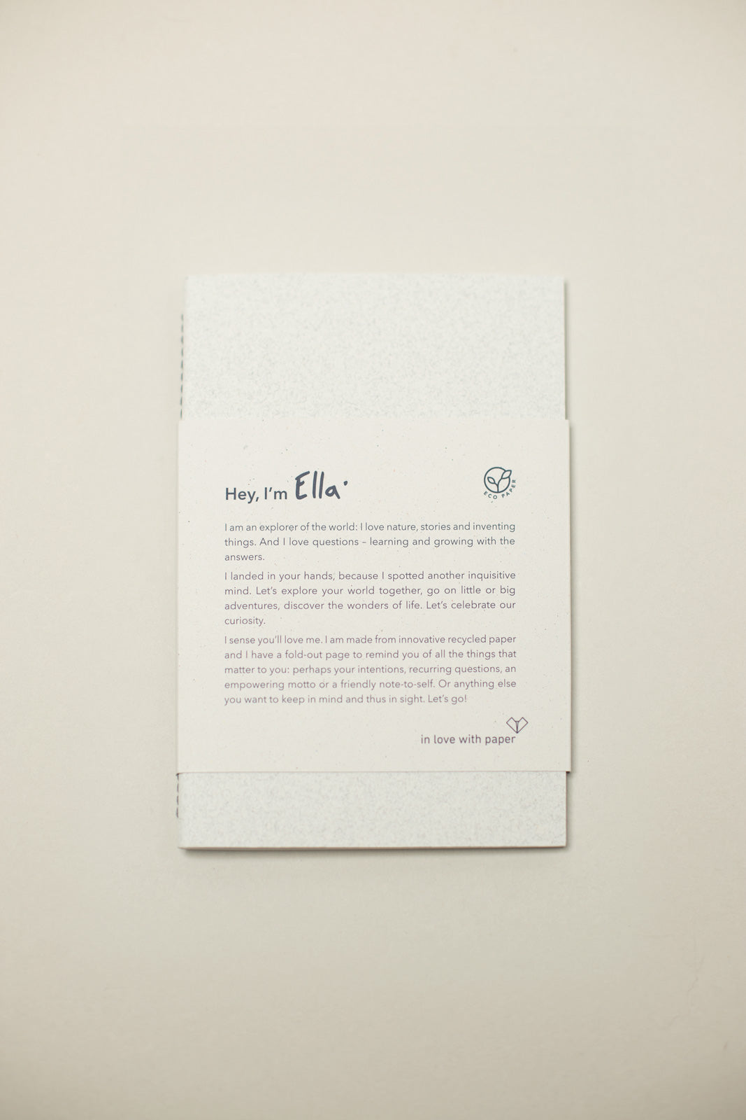 Notizbuch Ella * in love with paper 