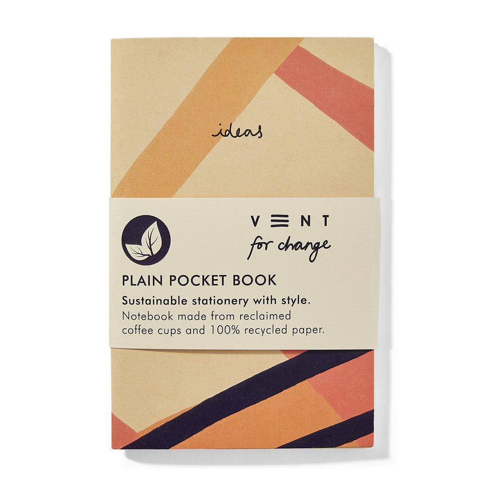 Pocket notebook *ideas* creme / vent for change