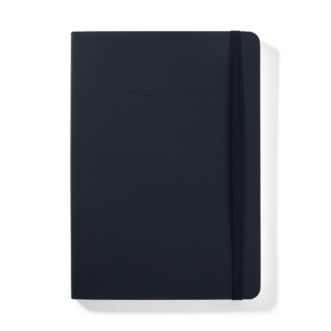 Liniertes Notizbuch in Marineblau | vent for change