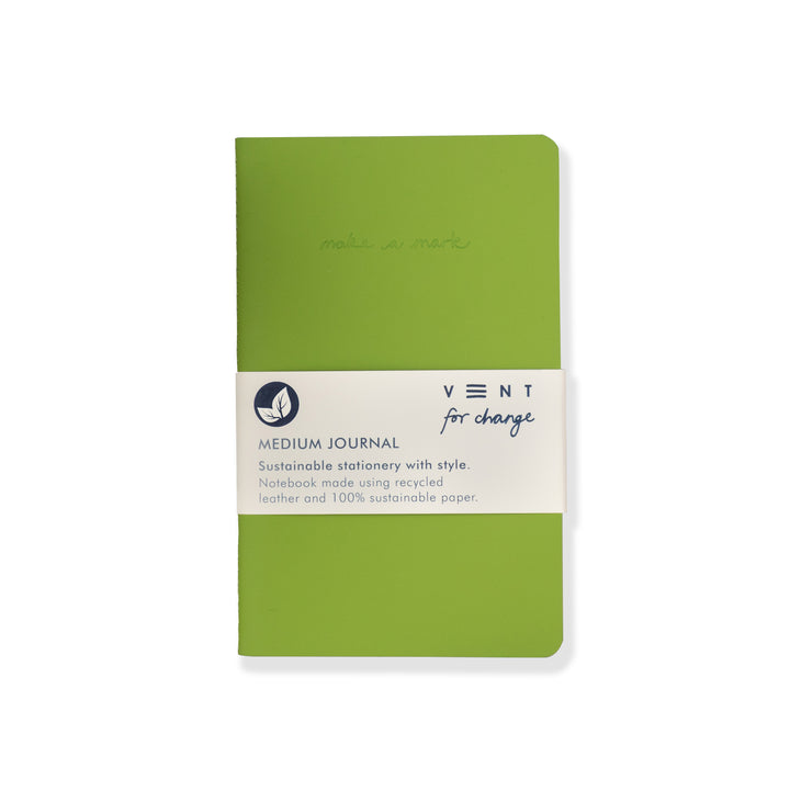 Recyceltes Leder Notizbuch | vent for change