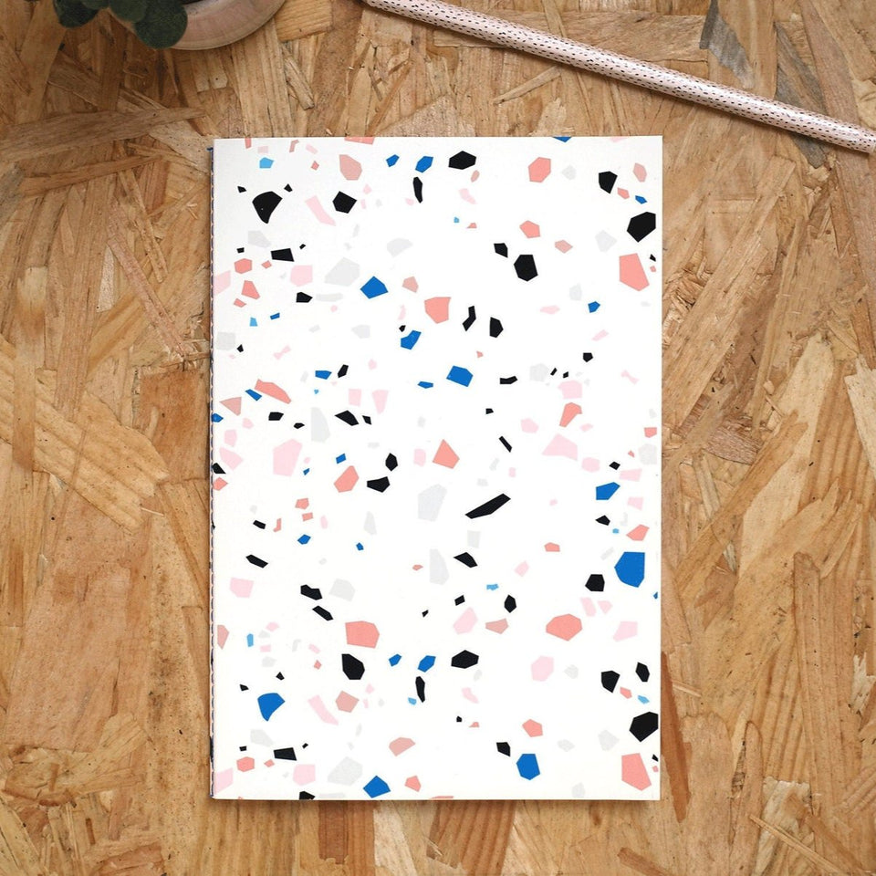 Notebook A5 *White Terrazzo* / Yipikai